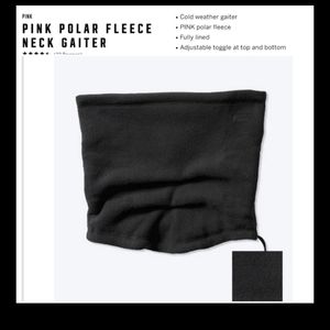 Victoria's secret pink polar fleece cozy neck gaitor